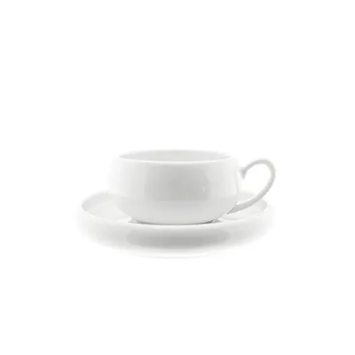 Produktbild von Súprava šálok na kávu Belicia s uškom a podšálkou 12 kusov z porcelánu v bielej farbe