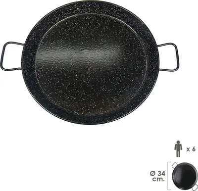 Obrázok produktu pre Panvica Paella smaltovaná 34cm 53404