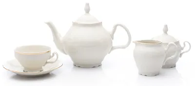 Produktbild von Thun 1794 Bernadotte, Teeservice, Goldstreifen, Elfenbein, Thun
