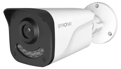 Obrázek produktu pro Strong BUL05DL0-P, Bezpečnostní IP kamera, Vnitřní, Kabel, Německý, Angličtina, Španělština, Francouzština, Italština, Turečtina, Strop/zeď, Černá, Bílá