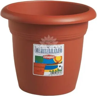 Produktbild von Stefanplast 3826745 Mediterrane Vase aus Polypropylen, braun, 45 cm