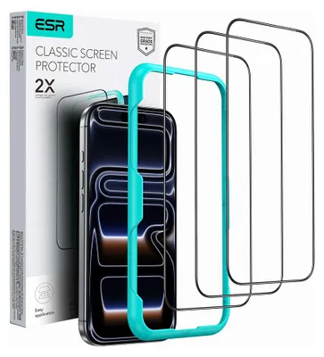 Zdjęcie produktu dla ESR - Szkło Tempered Glass (3 sztuki) do iPhone 17 Air - przezroczyste