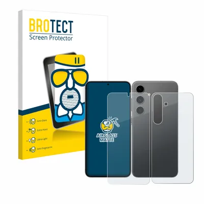 Produktbild von BROTECT Entspiegelungs Schutzglas für Samsung Galaxy S24 Plus (Display+Rückseite) Schutzfolie Panzer Folie Glas Display Schutz matt