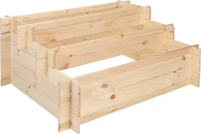 Produktbild von HI Hochbeet Holz 100x75x40 cm