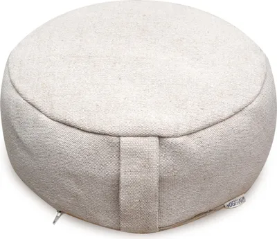 Produktbild von Yogistar Meditationskissen rund aus Jute, nachhaltig und höhenverstellbar