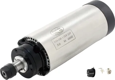 Produktbild von Luftgekühlter Spindelmotor, 1,5 kW Leistung, 10-24000 U/min Drehzahl, Nur Spindel