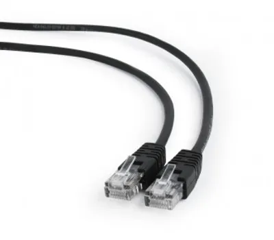 Image de gembird CAT5e UTP-Patchkabel, schwarz, 3 m