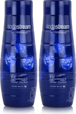 Produktbild von SodaStream Getränke-Sirup ohne Zucker Cola Geschmack 440ml (2er Pack)