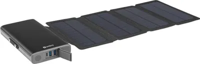 Produktbild von Sandberg Solar 4-Panel Powerbank 25000 mAh, solárna nabíjačka, čierna
