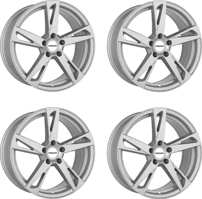 Produktbild von 4 Carmani Felgen 16 Anton 7.5x17 ET37 5x120 SIL für BMW 1er Reihe 2er Reihe 3er Reihe 4er Reihe 5er Reihe X3 X4 Z3