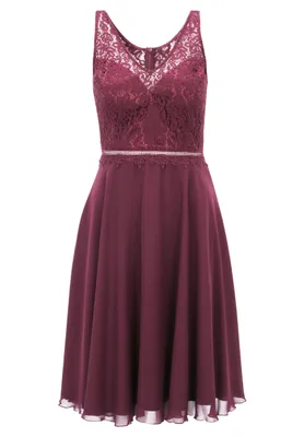 Produktbild von Vera Mont Damen Kurz Ohne Arm Kleid, Shiny Bordeaux, 34 EU