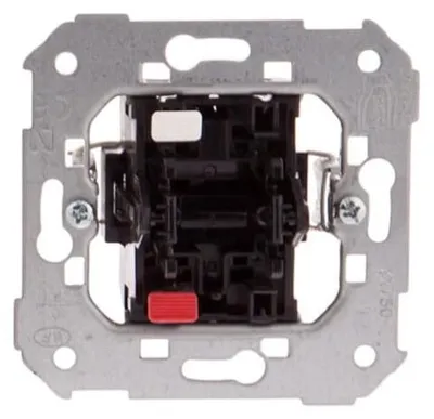 Zdjęcie produktu dla Kontakt-Simon 75150-39, Przyciskany przełącznik, Metal, IP20, IP44, 250 V, 10 A, 75 mm