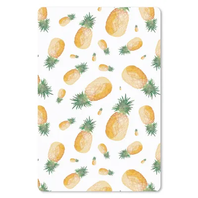 Produktbild von MuchoWow® Mauspad Mousepad Ananas - Aquarellfarbe - Muster 40x60 cm - Mousepads - Maus Mat - Pad - Mausunterlage - Schreibtisch Accesoire