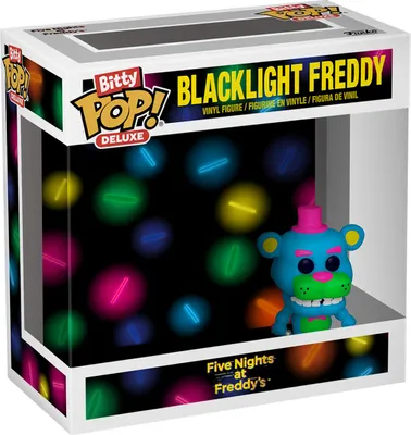 Immagine prodotto di Funko Pop! Bitty POP Deluxe - Five Nights at Freddy's Blacklight Freddy Figurine