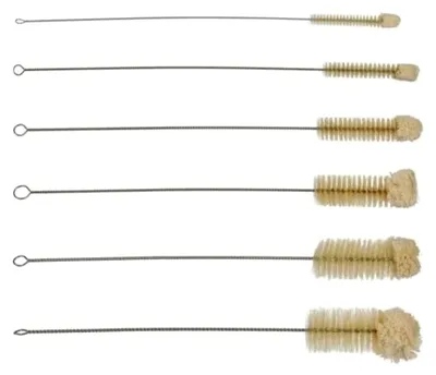 Produktbild von Bütic Flaschenbürste mit Wollkopf, lange Haushaltsbürste in verschiedenen Größen