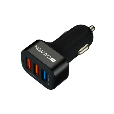 Produktbild von Canyon CNE-CCA07B, Auto, Zigarettenanzünder, 12 V, 2,4 A, Schwarz
