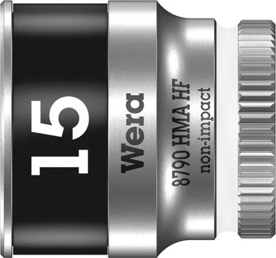 Image de Douille Wera 8790 HMA HF 1/4" 6 pans SW 15 mm longueur 23 mm - 5003010001