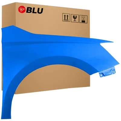 Obrázek produktu pro BLU Blatník náhrada pro Škoda Fabia III 3 NJ3 LF5W Pravý Modrý RaceBlau | 2014-2022 | Přední | Lakovaný | Připravený k montáži