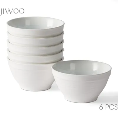 Produktbild von Schale set 6Stück Ø11,8cm Keramik Schalen Dessertschalen Müslischale Snackschale für 6 Personen Bowl Mikrowellen- und Spülmaschinengest