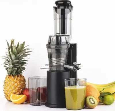 Image de Extracteur de Jus H.Koenig GSX16, 250 W, 0,8 L, Technologie Pression Douce, Noir