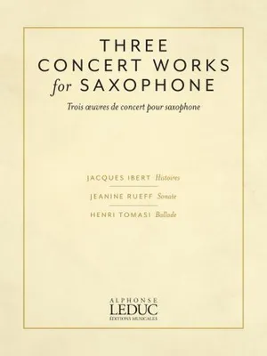 Produktbild von Three Concert Works for Saxophone