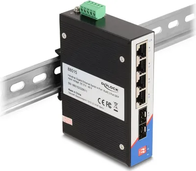 Obrázok produktu pre DeLOCK 88015, Nespravované, Gigabit Ethernet (10/100/1000), Inštalácia do Racku
