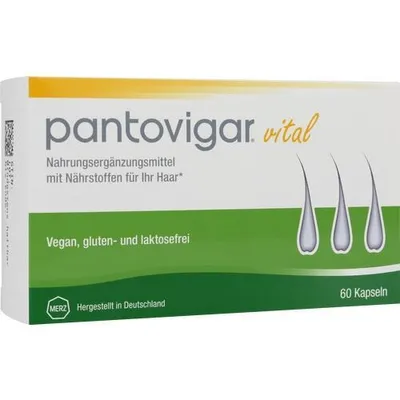 Zdjęcie produktu dla Pantovigar kapsułki witalne ze składnikami odżywczymi do włosów 60 szt