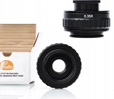 Obrázok produktu pre Rosfix Adaptér 0,4x – Adaptér Kamery s C-mountom pre Trinokulárny Stereomikroskop | 38 mm/25 mm | Presnosť a Odolnosť