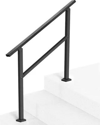 Imagen del producto de Escalera de plástico, 103 cm - Tubos cuadrados s - Acero al carbono resistente - Adecuada para 2-3 escalones - Ideal para personas mayores