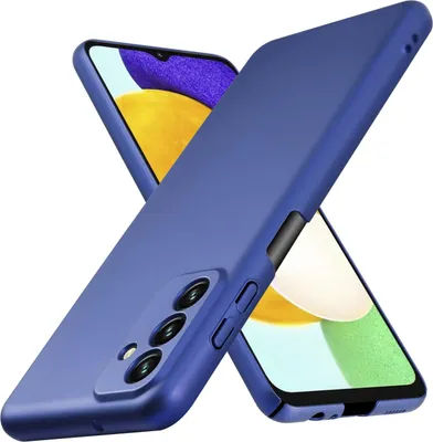 Produktbild von Cadorabo Hülle für Samsung Galaxy A13 5G Schutzhülle in Blau Hard Case Handy Hülle Etui