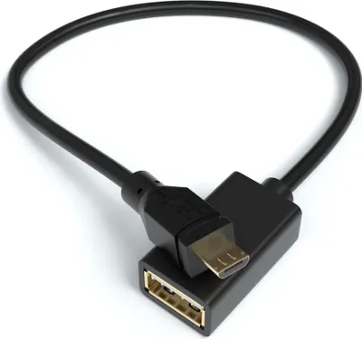 Produktbild von USB-OTG Adapter Kabel Micro USB Typ B Stecker auf USB A Buchse