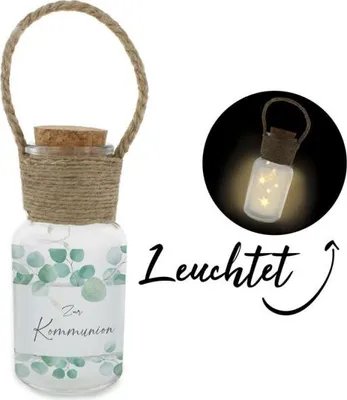 Flaschenlicht Sternenlicht Kommunion