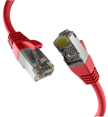 Produktbild von Efb Cat8.1 Rot 20M Rj45 Patchkabel S/Ftp Pimf