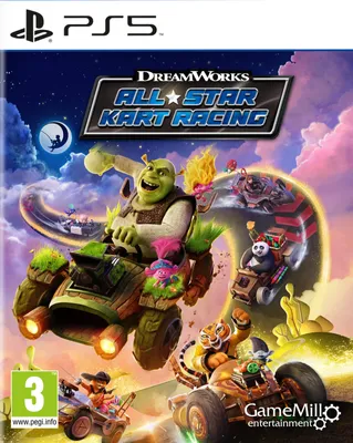 Produktbild von DreamWorks All-Star Kart Racing PS5 | Gioco di Corse Multiplayer | PEGI 3 | GameMill