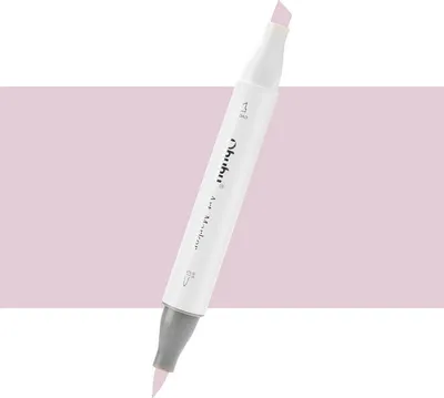 Obrázok produktu pre OHUHU obojstranný alkoholový popisovač Brush & Chisel, E380 Ash Rose