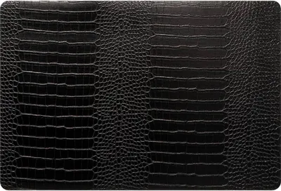 Produktbild von Tischset "croco" schwarz 49x33cm - SG Secret de Gourmet