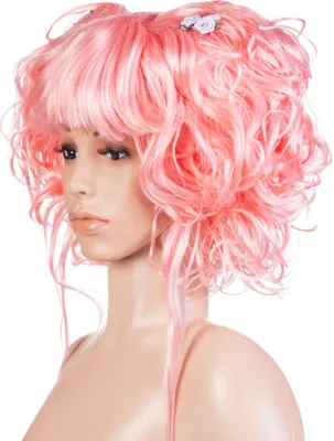 Produktbild von Manga Perücke Rosa Karneval Faschingskostüm Damen
