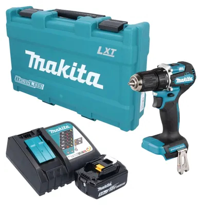 Produktbild von Makita DDF 487 RT1K Akku Bohrschrauber 18 V 40 Nm Brushless + 1x Akku 5,0 Ah + Ladegerät + Koffer