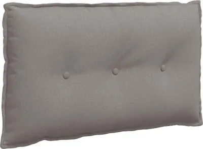 Produktbild von vidaXL Rückenkissen Taupe 80 x 19 x 50 cm Stoff