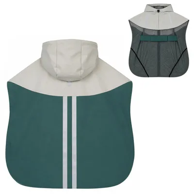 Produktbild von PawHut Hunderegenmantel, Wasserdichte & Atmungsaktive Regenjacke Grün