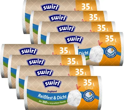 Produktbild von Swirl Zugband Müllbeutel 35L ( 11 stk./ Rolle )