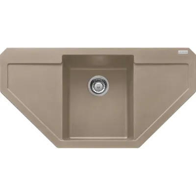 Produktbild von FRANKE MARIS MRG 612-E Eckspüle / Fraganit / Cashmere / Druckknopf / 45 cm