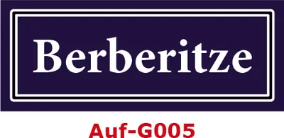 Produktbild von 2 Stück Gewürzaufkleber Berberitze 40x16mm Gewürzetiketten Sticker Lebensmittel (Auf-G005)