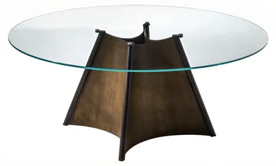 Produktbild von Transparenter Rundtisch Designer Esstisch  Esszimmertische