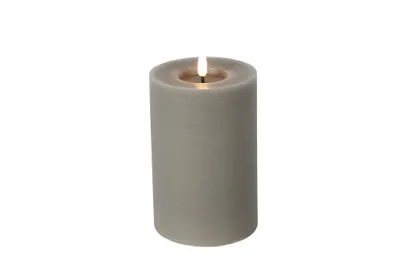 Image de Countryfield LED bougie rustique 15 cm - gris