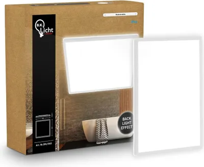Obrázek produktu pro LED stropní svítidlo LED panelové stropní svítidlo ploché nepřímé světlo IP44 neutrální bílá