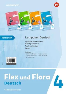 Produktbild von Flex und Flora 4. Lernpaket Deutsch (Druckschrift) Verbrauchsmaterial