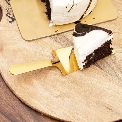 Immagine prodotto di Spatola da torta dorata - acciaio inossidabile