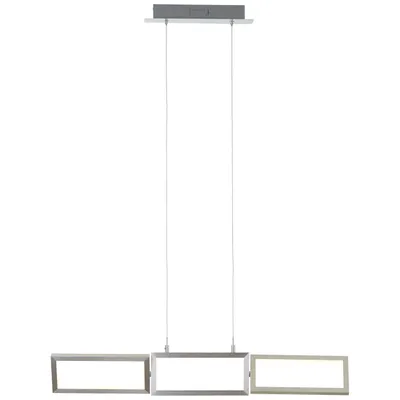 Produktbild von BRILLIANT moderne Pendelleuchte TUNAR | Hängelampe mit beweglichen Seitenteilen | dimmbar über 3-Stufen-Dimmer | 34W 3400 Lumen 3000 Kelvin | Aluminium/Kunststoff