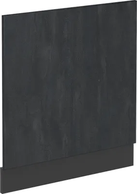 Produktbild von Frontblende Vicco R-Line Schwarz Beton 60 cm ohne Arbeitsplatte, Model 42831